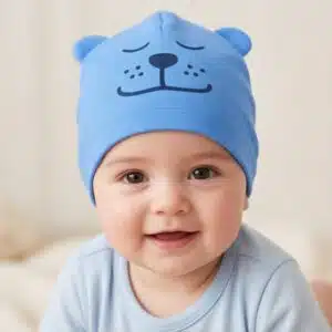کلاه نوزادی نخی پک ۲عددی برند چیبو آلمان 360479 TCHIBO