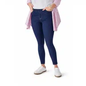 شلوار جین کتان کشی جگینگ زنانه برند اسمارا اصل آلمانی سایز بزرگ 504182 ESMARA