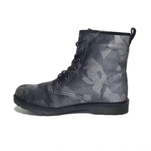 نیم بوت زنانه مخمل شیک برند تحت لیسانس هلند Merkandi Velvet Camouflage