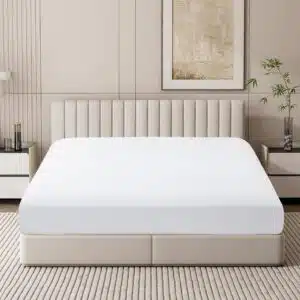 ملحفه کشدار تخت دو نفره کینگ سایز نخ پنبه برند دورمیا اصل آلمانی 103154 Dormia