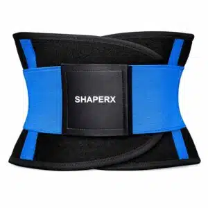 کمربند ورزشی و لاغری و فرم دهنده بدن و حمایت از ستون فقرات برند شیپرایکس SHAPERX 8002Blue