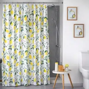 پرده حمام و دوش و وان ضدآب پانچ با گیره آماده برند ایزی هوم 760020 Easy Home