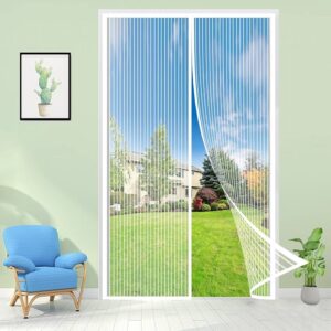 پرده مغناطیسی توری درب آهنربایی جلوگیری از ورود حشره برند ایزی هوم 354412 Easy Home