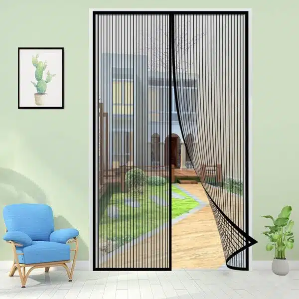 پرده مغناطیسی توری درب آهنربایی جلوگیری از ورود حشره برند ایزی هوم 354412 Easy Home، تصویر 2 از 6