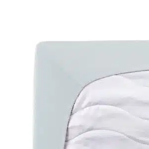 ملحفه کشدار تشک نخ پنبه زمستانی لطیف برند دورمیا اصل آلمانی آبی خیلی روشن 186546 Dormia