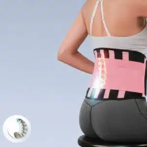 کمربند طبی تسکین درد کمر و فرم دهنده بدن و پشتیبانی از ستون فقرات ویست ترینر WAIST TRAINER 001