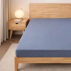 ملحفه کشدار تشک یک نفره فلانل نخ پنبه برند دورمیا اصل آلمانی 773302 Dormia