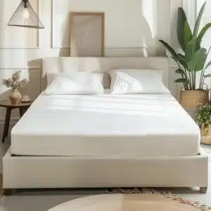 ملحفه کشدار تخت دو نفره نخ پنبه برند دورمیا اصل آلمانی 2-103154 Dormia