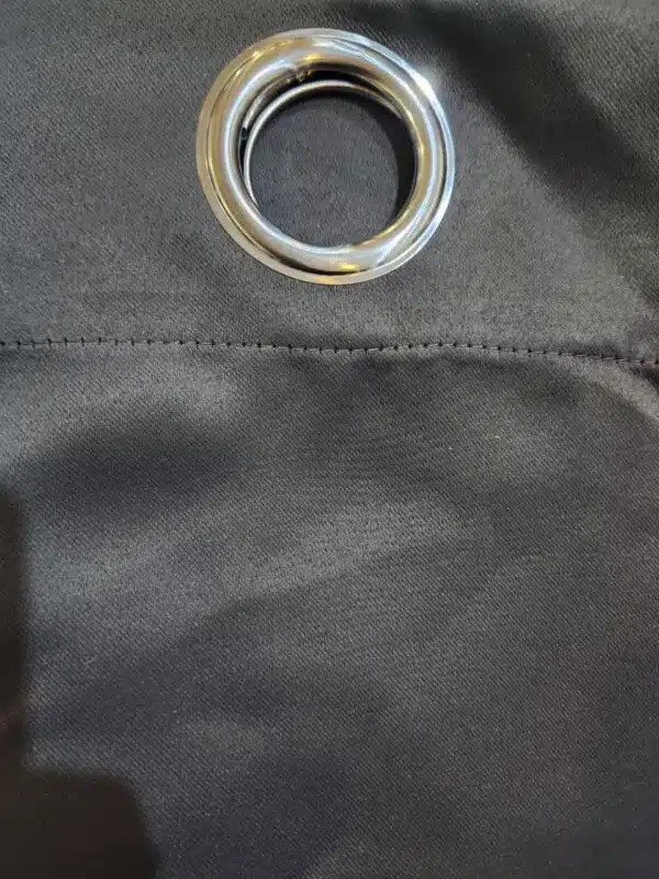 پرده پانچ پذیرایی آماده شیک و بزرگ پک 3 عددی برند توکان اصل آلمانی طوسی تیره 279291 TUKAN
