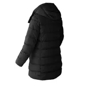 کاپشن لحافی زنانه کلاهدار مشکی گرم و شیک و سبک اسمارا اصل آلمانی 443969 ESMARA