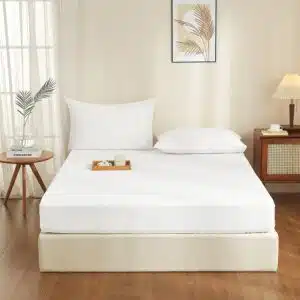 روتختی کشدار دو نفره نخی برند دورمیا اصل آلمانی سفید 761729 Dormia