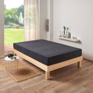 ملحفه کشدار تشک یک نفره حوله ای لطیف برند دورمیا آلمانی رنگ طوسی 905933 Dormia