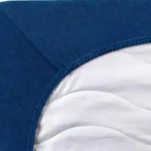 ملحفه کشدار تشک یک نفره حوله ای لطیف برند دورمیا آلمانی رنگ آبی اقیانوسی 905896 Dormia