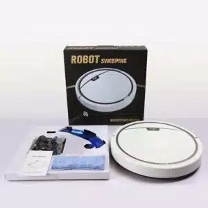 جارو رباتیک هوشمند مدل ROBOT Sweeping RS300 |مکش قوی 2500 پاسکال، تی کشی خیس، ضدعفونی UV، بسیار کم‌صدا