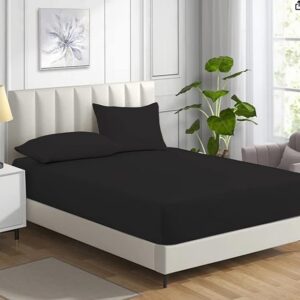 روتختی کشدار تشک دو نفره 100%نخ پنبه برند مرادیسو اصل آلمانی مشکی 294493 Meradiso
