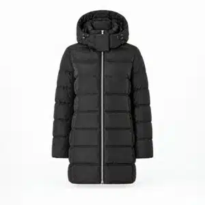 کاپشن لحافی زنانه کلاهدار مشکی گرم و شیک و سبک اسمارا اصل آلمانی 2-457170 ESMARA