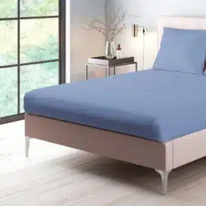 روتختی کشدار یک نفره نخ پنبه برند دورمیا اصل آلمانی رنگ آبی 102980 Dormia