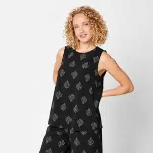 شومیز تاپ زنانه مدل کرپ شیک اسمارا آلمان ESMARA 472800