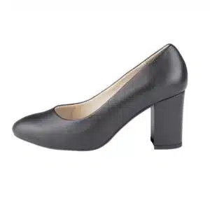 کفش پاشنه دار زنانه چرم مشکی برند اسمارا اصل آلمان 4-324330 Esmara