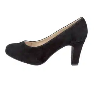 کفش پاشنه دار زنانه برند اسمارا اصل آلمان جیر مشکی 324330 Esmara