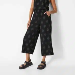 شلوار واید لگ برمودا زنانه مدل کرپ شیک اسمارا آلمان ESMARA 472808