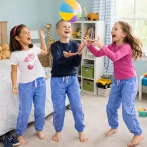 شلوار راحتی بچه گانه شیک و لطیف برند آلمانی الایو رنگ آبی(سایزبندی کودک تا نوجوان)  0251032 alive