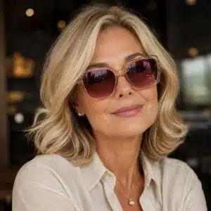 عینک آفتابی زنانه فریم باترفلای شفاف برند اکسسورایز سفارش آلمان Accessories 004961