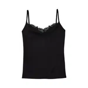 تاپ زنانه شیک یقه گیپوردار برند آپ تو فشن آلمان مشکی 3-844092 Up2Fashion