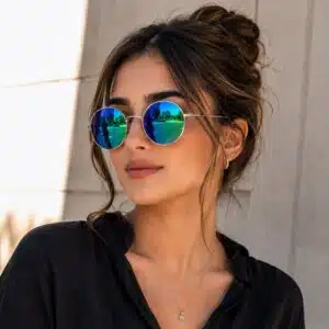 عینک آفتابی دایره ای آینه ای برند اکسسورایز سفارش آلمان Accessories 901482