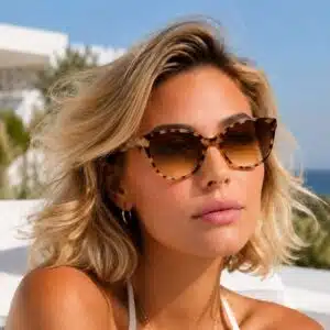 عینک آفتابی زنانه هاوانا کهربایی برند اکسسورایز سفارش آلمان Accessories 430-900