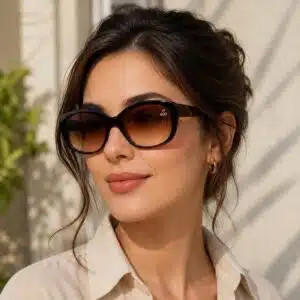عینک آفتابی زنانه پلنگی مینیمال برند اکسسورایز سفارش آلمان Accessories 430-913
