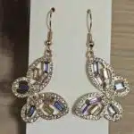 گوشواره زنانه پروانه مالتی کالر برند آی ام تحت لیسانس آلمان 013103 I AM