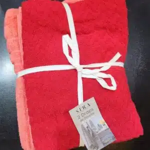 حوله حمام نخ پنبه آبگیری و جذب بالا برند سیرا پک 2عددی 0095610 SIRA