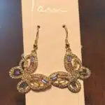 گوشواره زنانه پروانه مالتی کالر برند آی ام تحت لیسانس آلمان 013103 I AM
