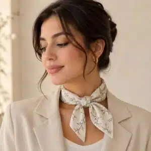 مینی اسکارف حریر ابریشم (دستمال سر و گردن) زنانه برند آی ام 006440 I AM