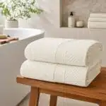 حوله حمام نخ پنبه سفید آبگیری و جذب بالا برند سیرا پک 2عددی 0095618 SIRA