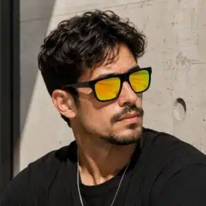 عینک آفتابی اسپرت مربعی جیوه ای آتشین برند سیکس تحت لیسانس آلمان 807-437 SIX