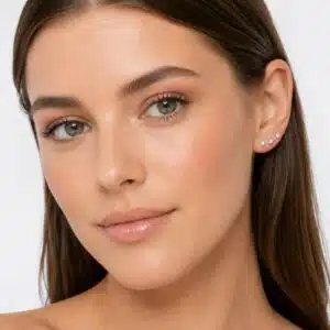 گوشواره نقره نگین زیرکنیا برند آی ام تحت لیسانس آلمان 104920 I AM