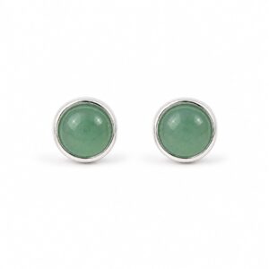 گوشواره نقره و سنگ آونتورین Aventurine اصل برند آی ام تحت لیسانس آلمان 055544 I AM