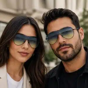 عینک آفتابی خلبانی شیلد برند سیکس تحت لیسانس آلمان 874-437 SIX