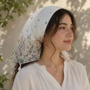 مینی اسکارف ساتن شیک (دستمال سر و گردن) زنانه برند آی ام 006600 I AM