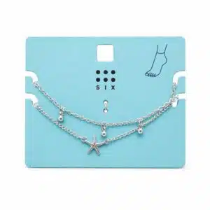 پابند زنانه دولاین آویز ستاره دریایی نقره ای برند اکسسورایز تحت لیسانس آلمان 245289 Accessories