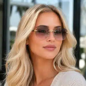 عینک آفتابی فریم لس وایولت برند اکسسورایز سفارش آلمان Accessories 541-520