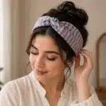 هدبند زنانه برند سیکس مدل گره ای کشی SIX 349799