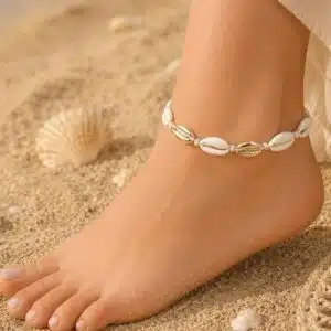 پابند زنانه صدف سفید و طلایی برند اکسسورایز تحت لیسانس آلمان 245432 Accessories