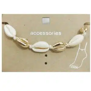 پابند زنانه صدف سفید و طلایی برند اکسسورایز تحت لیسانس آلمان 245432 Accessories