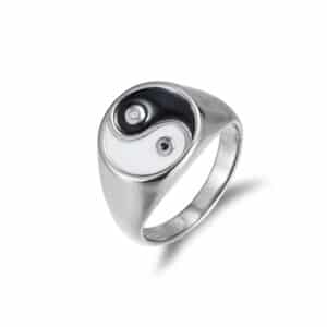انگشتر طرح یین و یانگ سیلور پلیت آبکاری نقره (Silver Plated) برند اکسسورایز تحت لیسانس آلمان 898461 Accessories