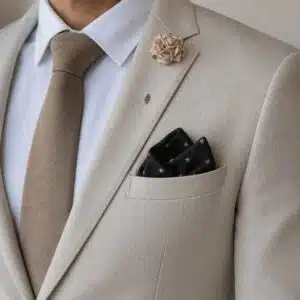 پوشت کت مردانه سیلک برند درسمن تحت لیسانس نروژ مشکی ستاره ای 703913 Dressmann