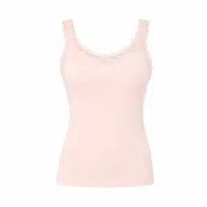 تاپ زنانه ویسکوز یقه گیپوردار برند آپ تو فشن آلمان رنگ گلبهی 3-842708 Up2Fashion