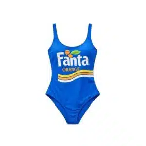 مایو زنانه یک تکه طرح Fanta برند کنتراست تحت لیسانس دانمارک Contrast 491857